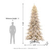 Herolinda Pre-Lit Slim Fir - Image 4