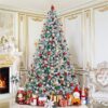 Pre-lit Flocked Artificial Tree - Image 3
