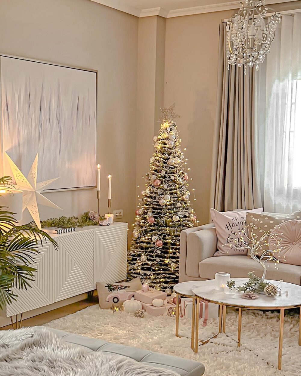 Limited Edition Silver Tree With Ornaments