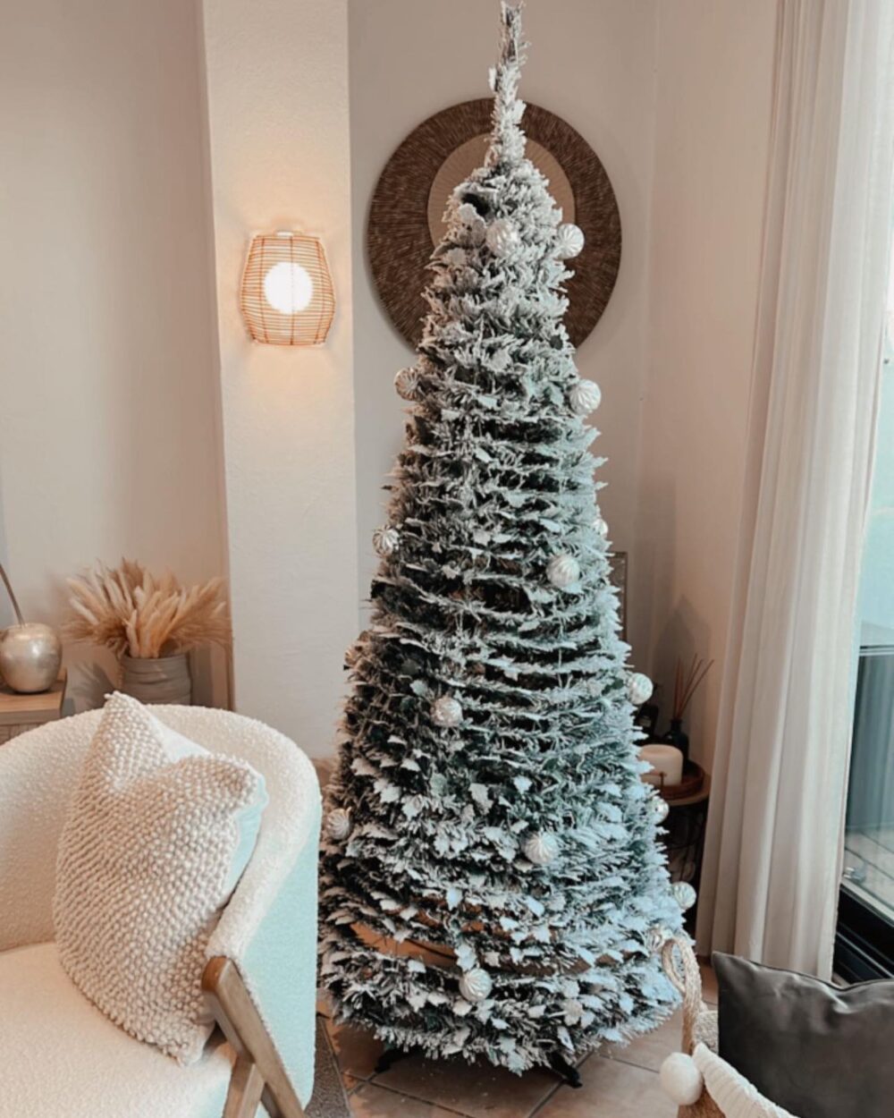 Limited Edition Silver Tree With Ornaments - Image 2